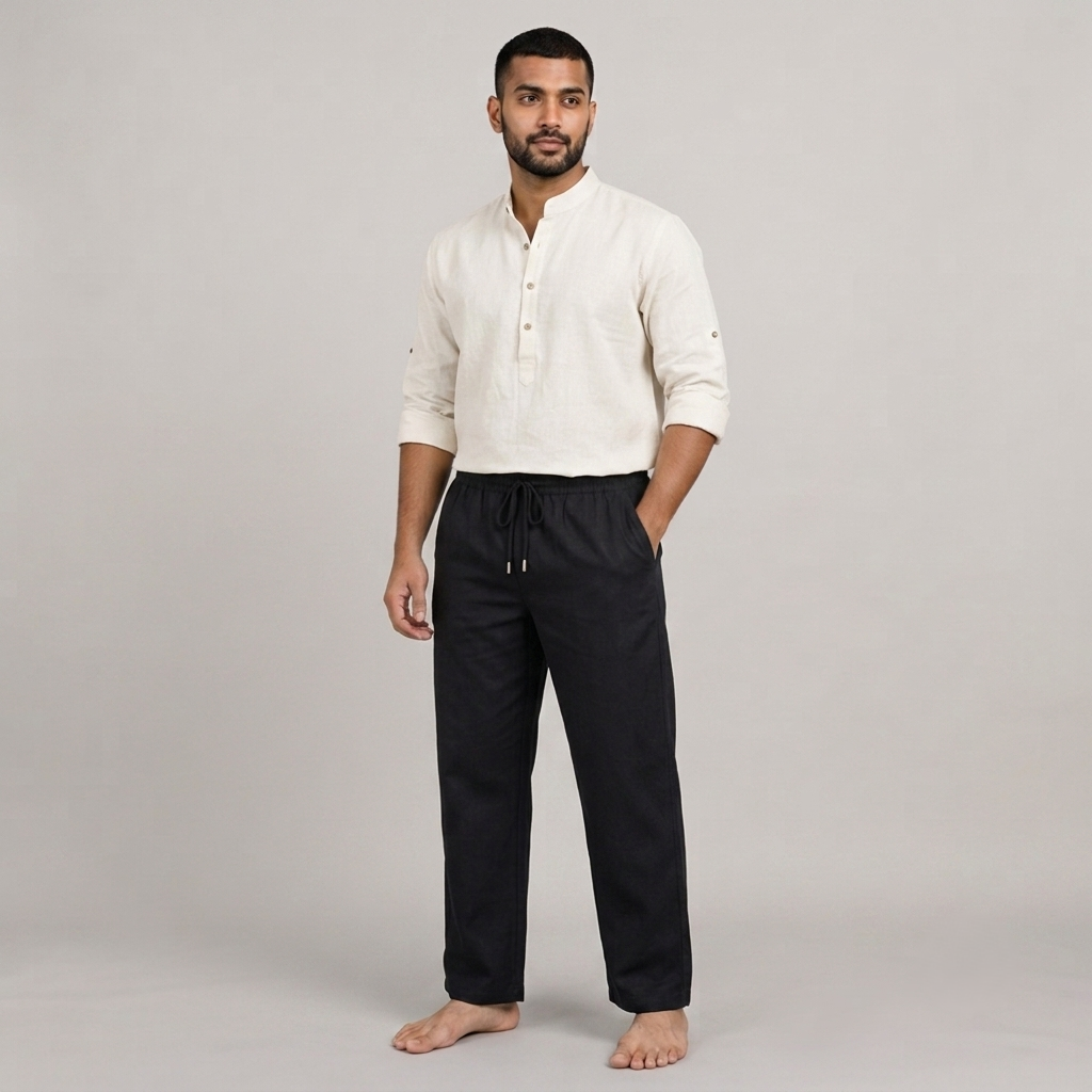 আলফা প্রিমিয়াম মাইক্রো স্টিচ ট্রাউজার – Loose Fit